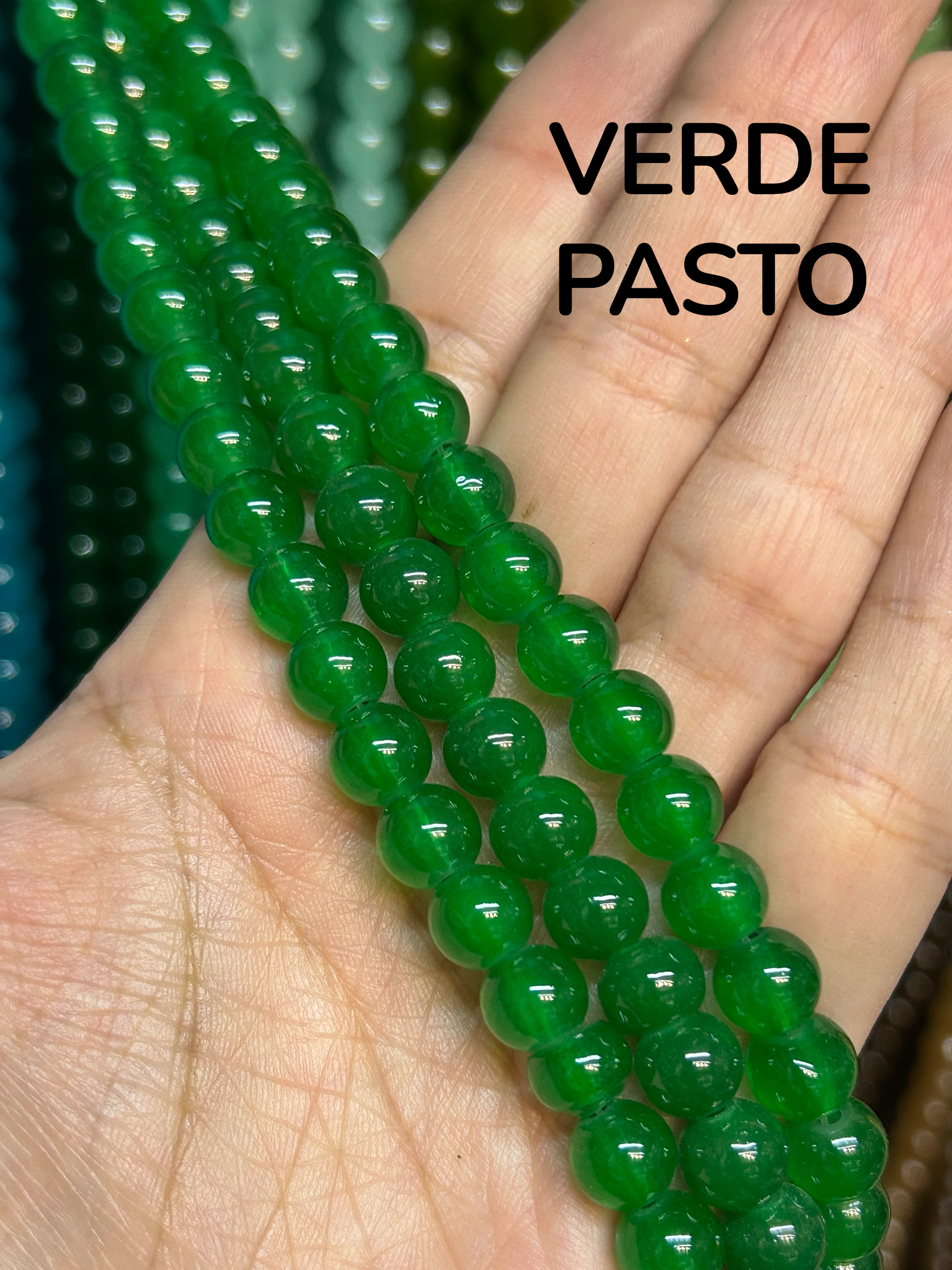 Perlas de vidrio 8 mm