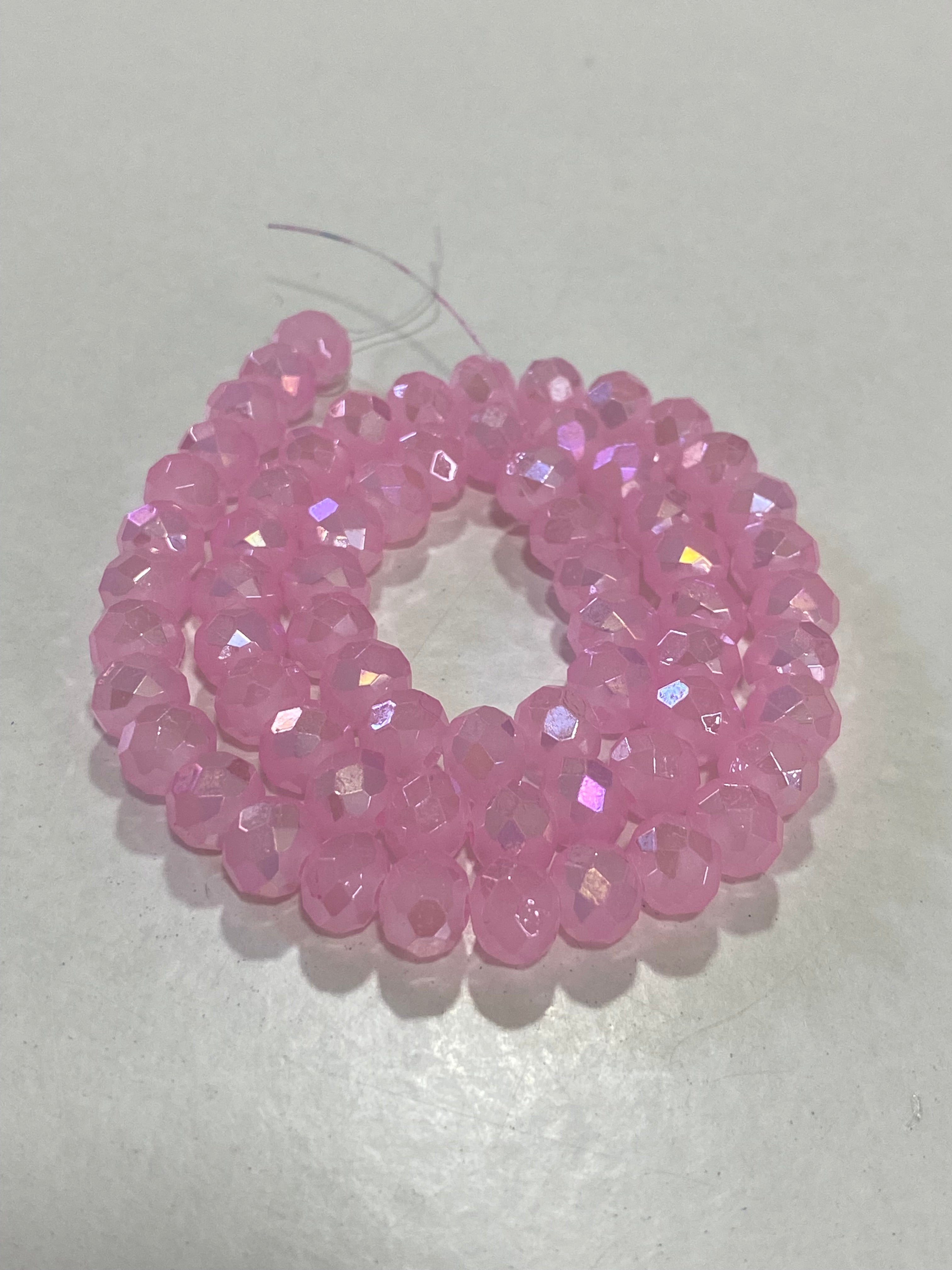 Cristal rosado 8 mm