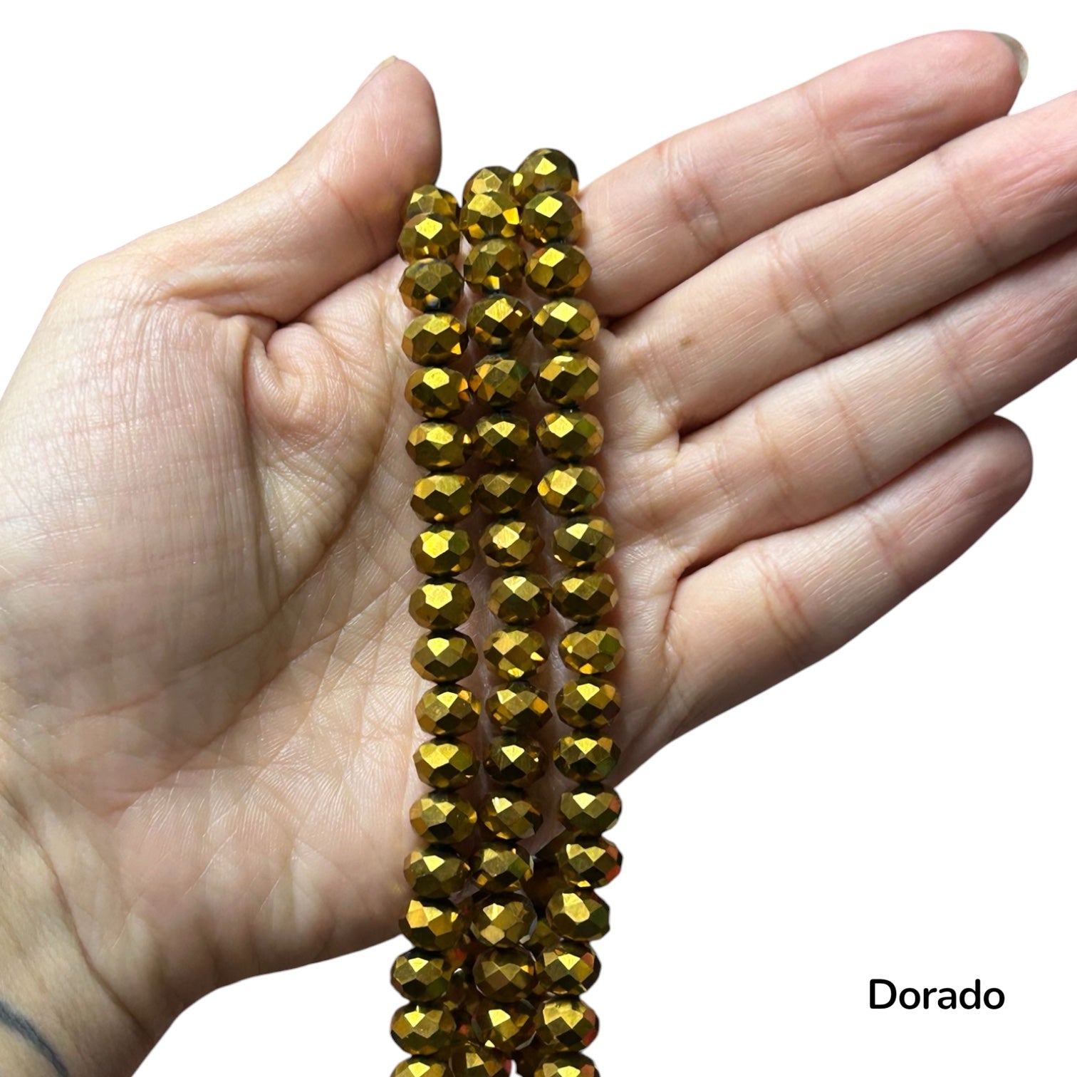 Cristal chato 8 mm