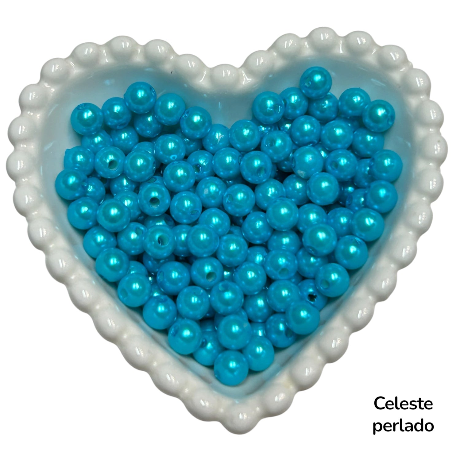 Perlas plásticas 6 mm