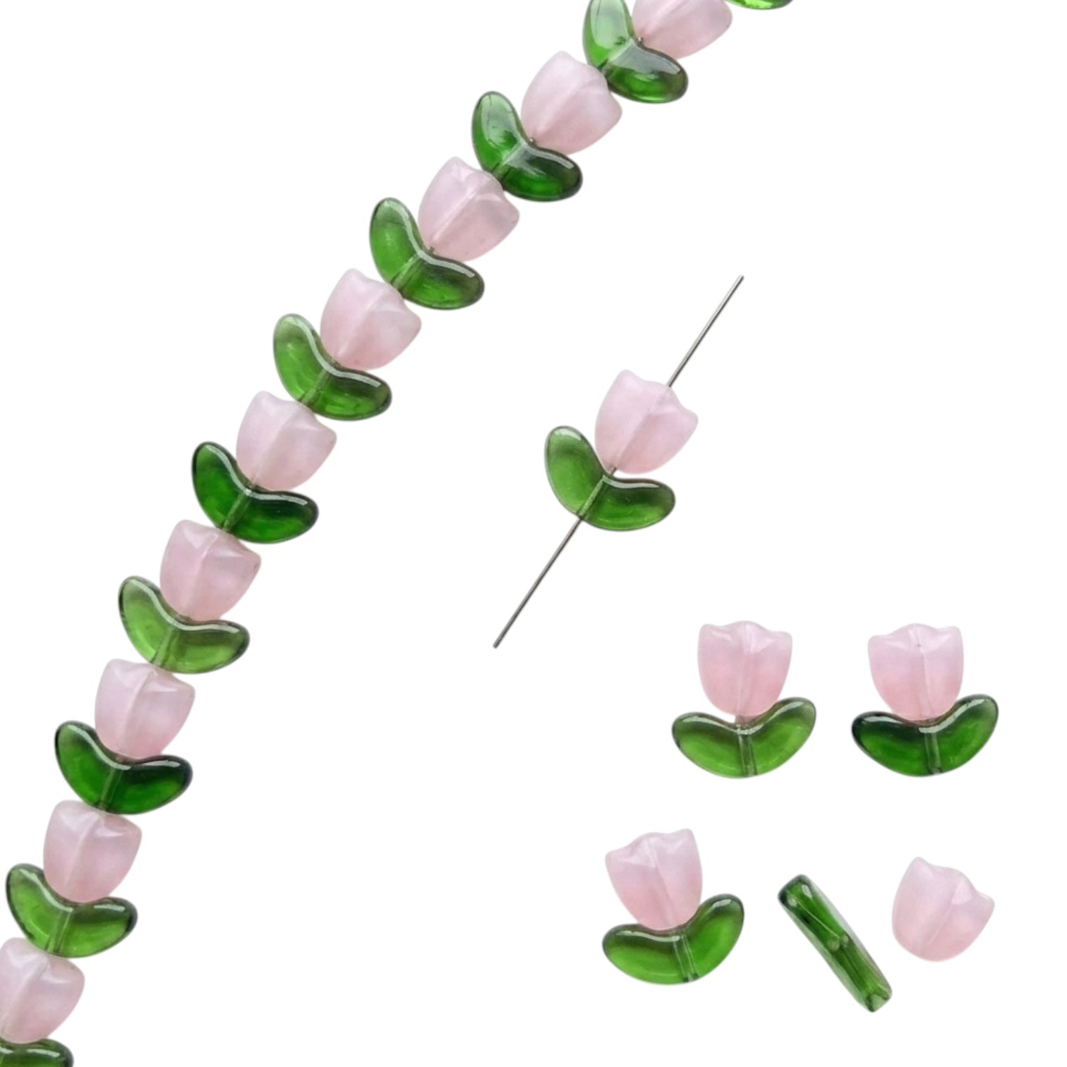 Tulipanes de vidrio