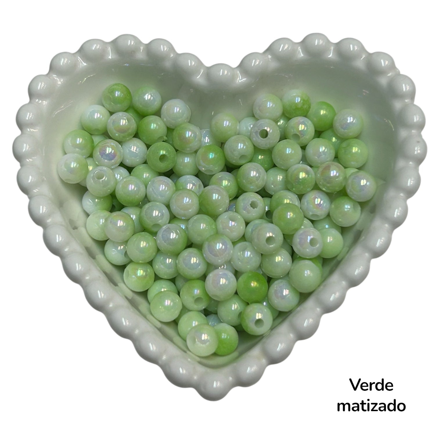 Perlas plásticas 6 mm