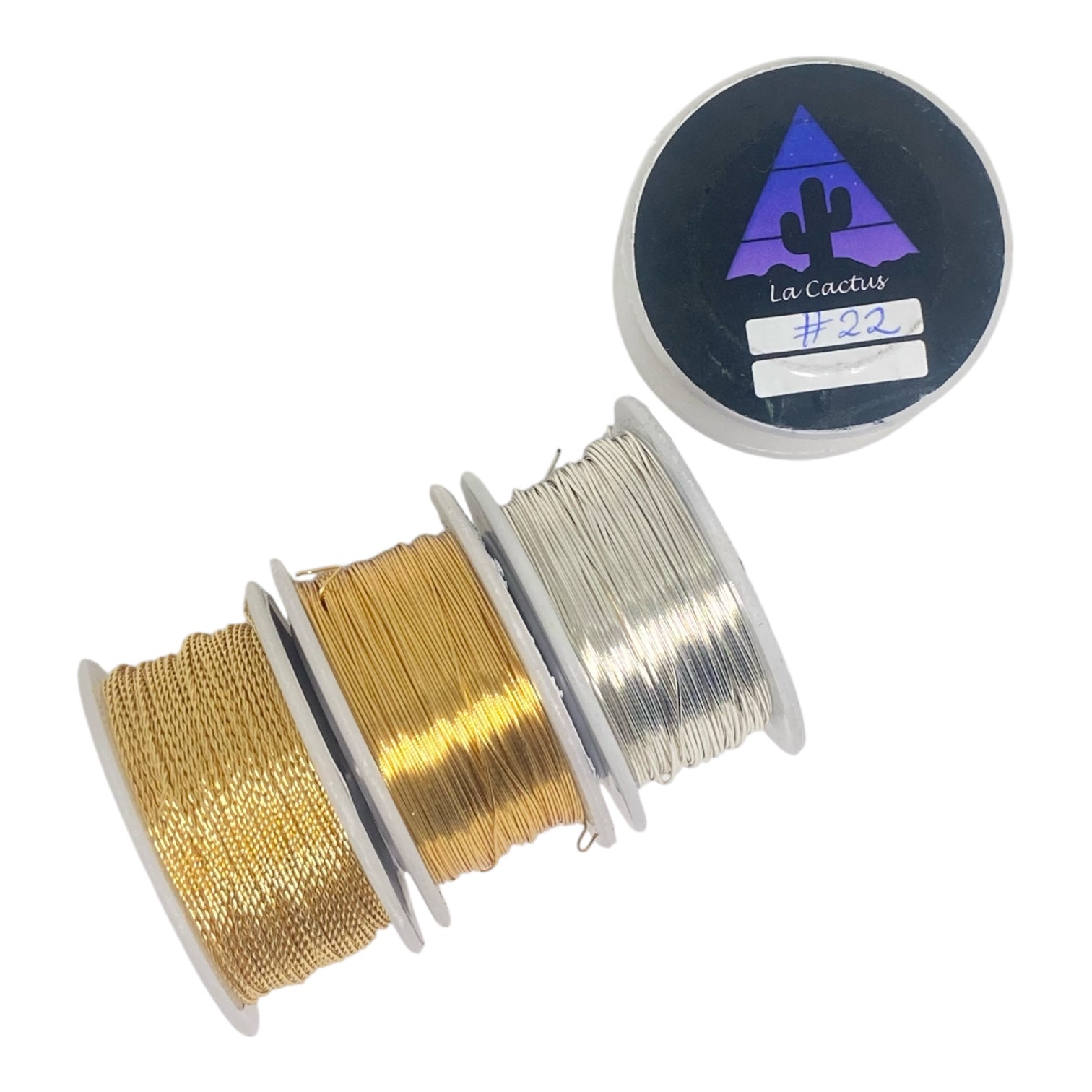 Alambre bañado en oro o plata