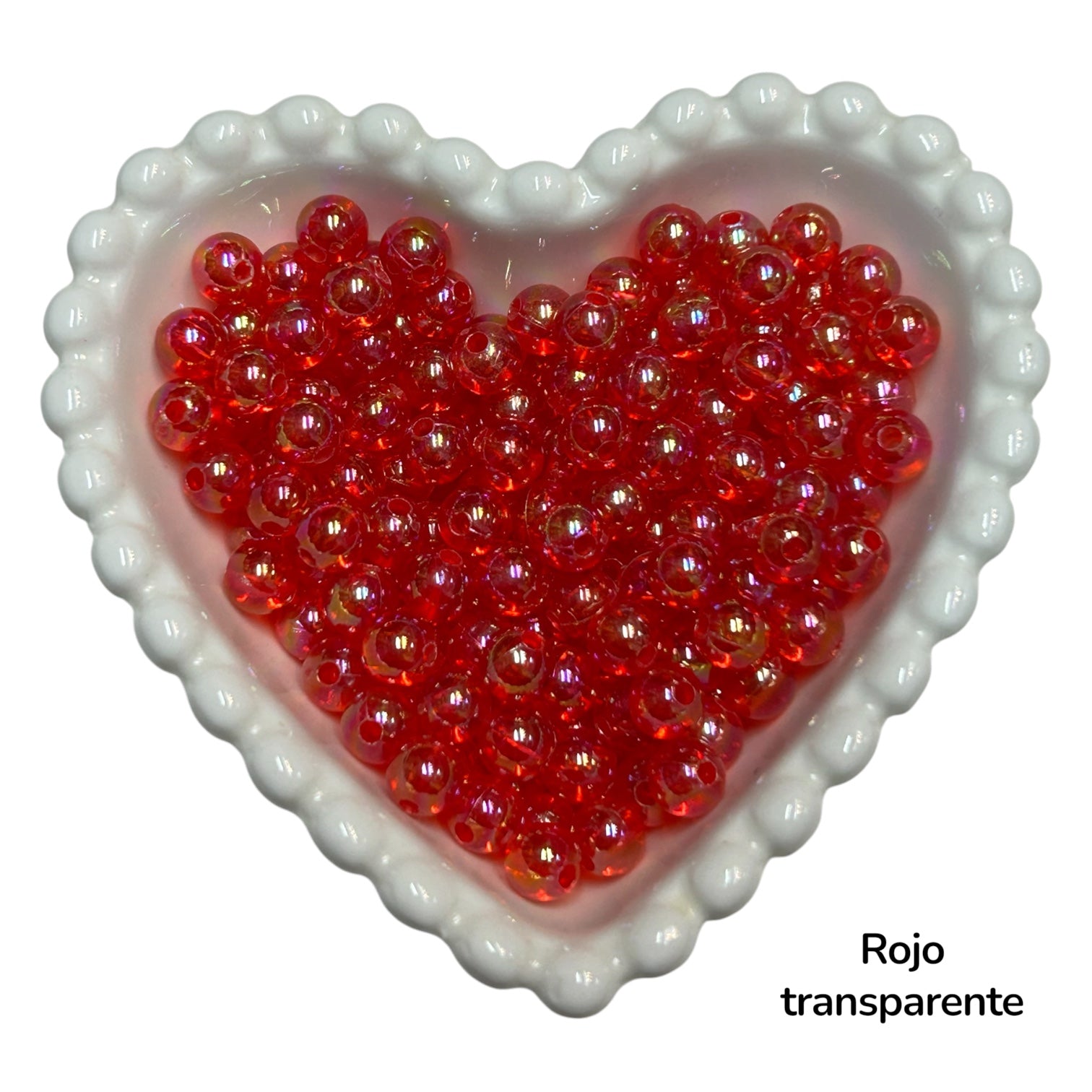 Perlas plásticas 6 mm