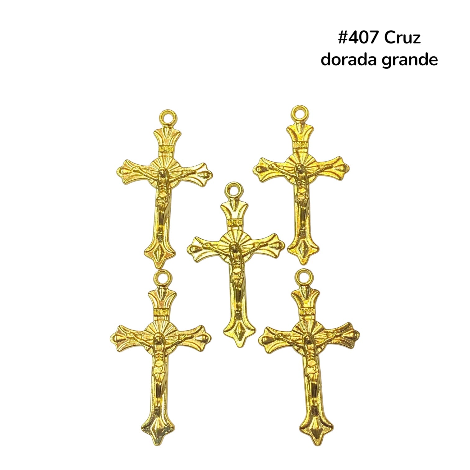 Dijes religiosos pack de 5 unidades