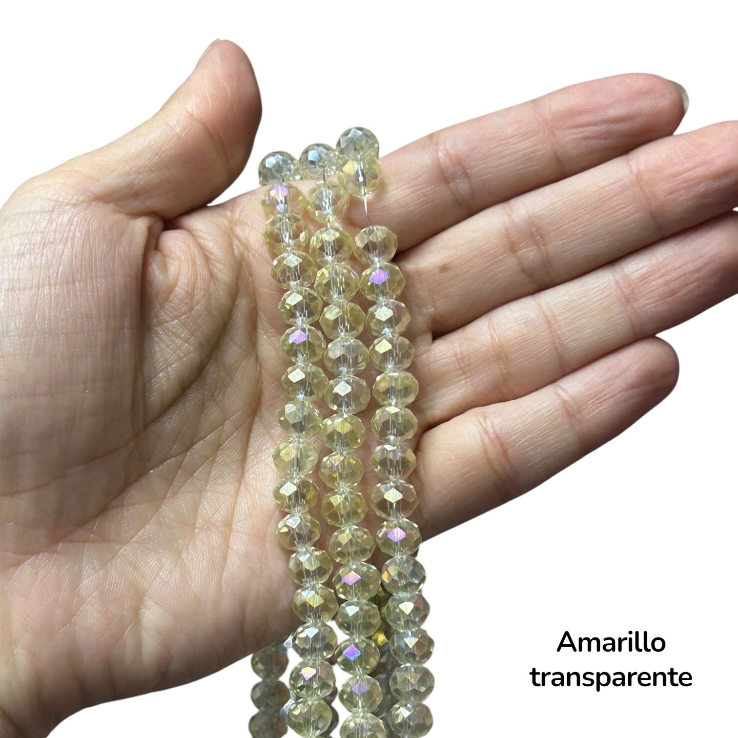 Cristal chato 8 mm