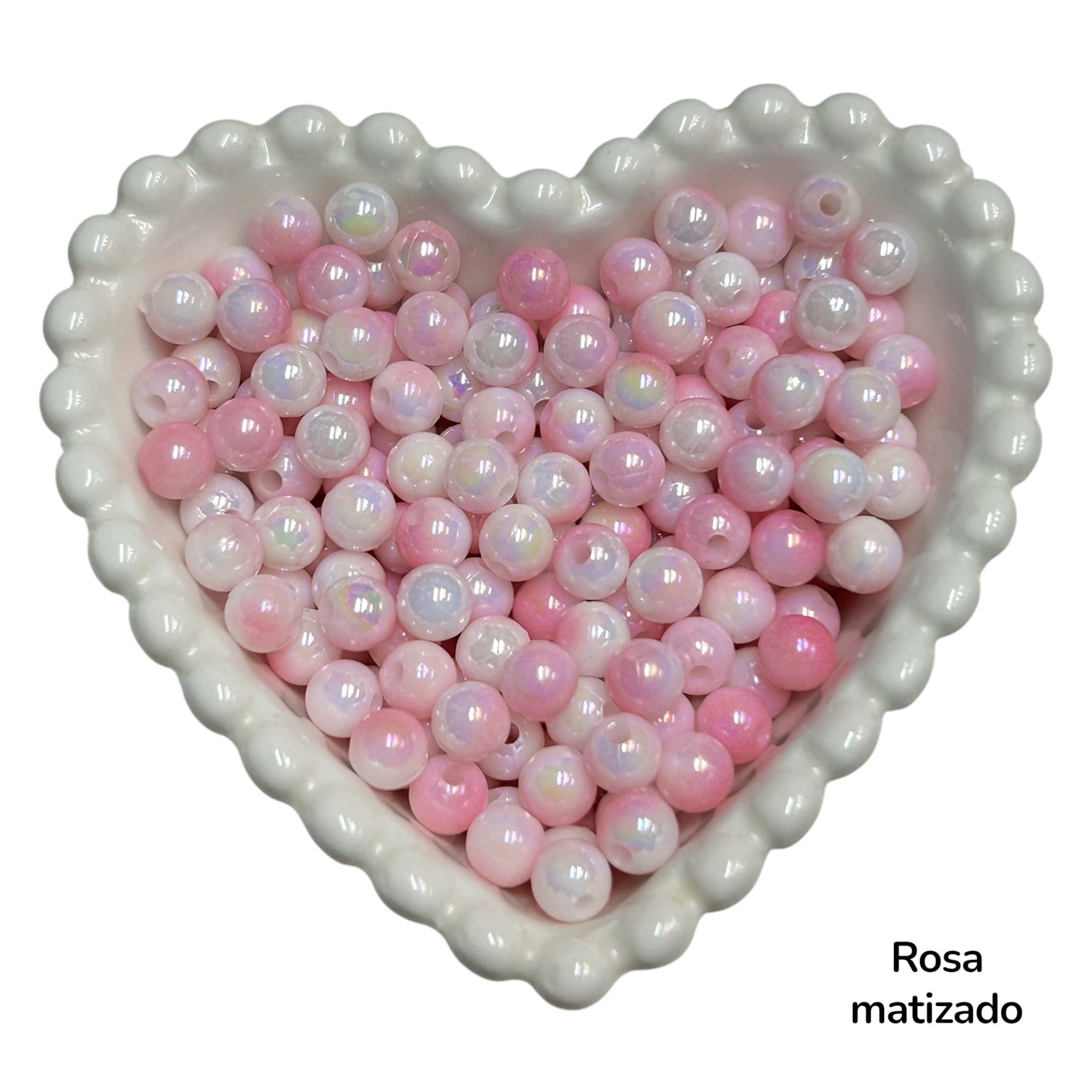 Perlas plásticas 6 mm