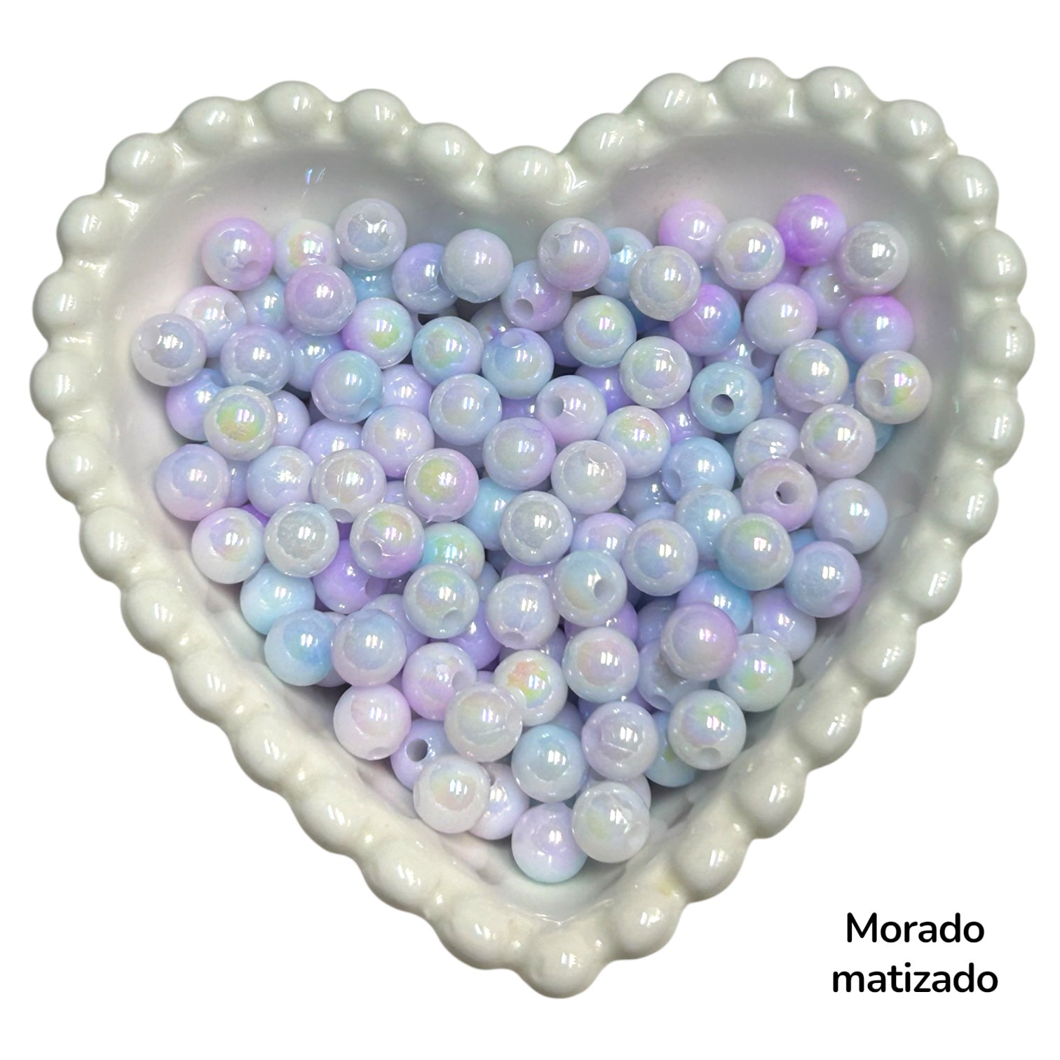 Perlas plásticas 6 mm