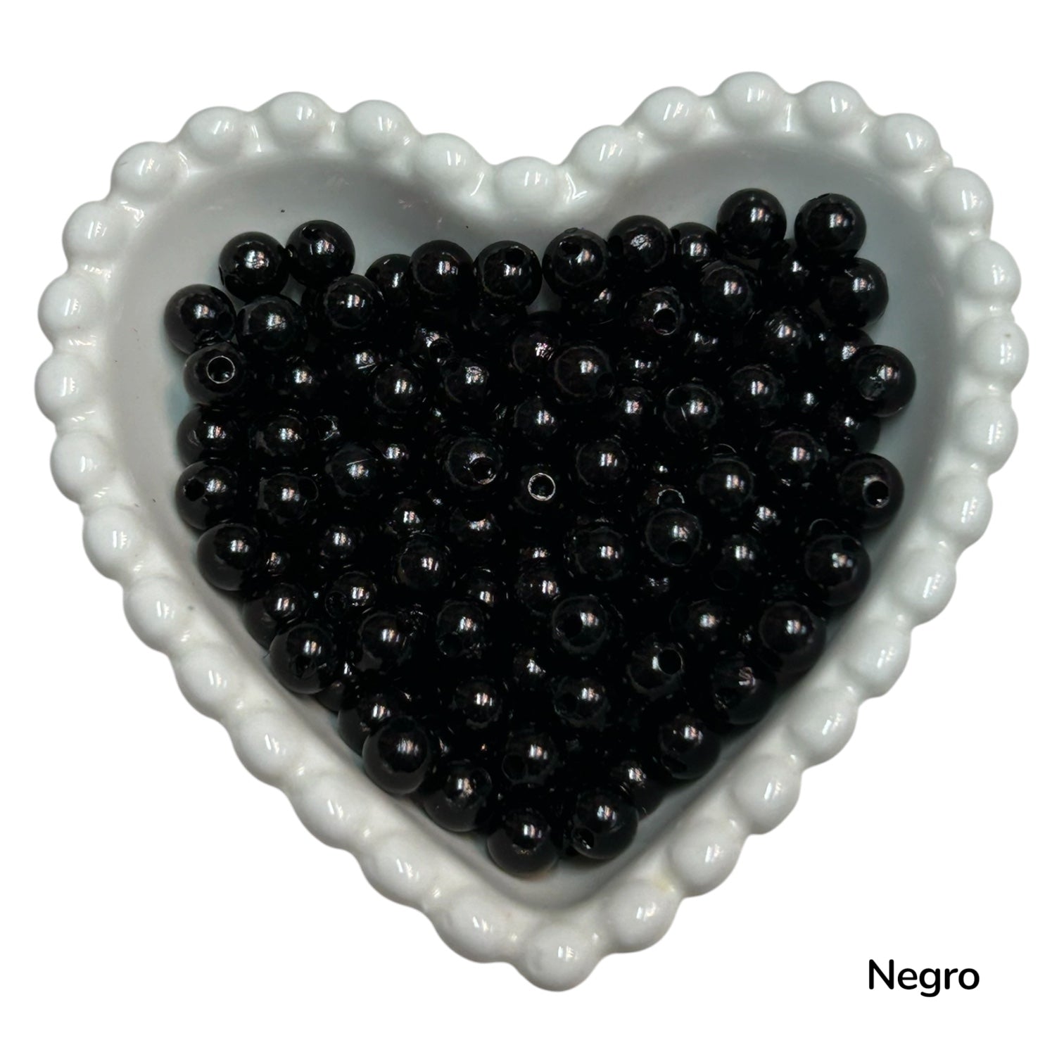 Perlas plásticas 6 mm