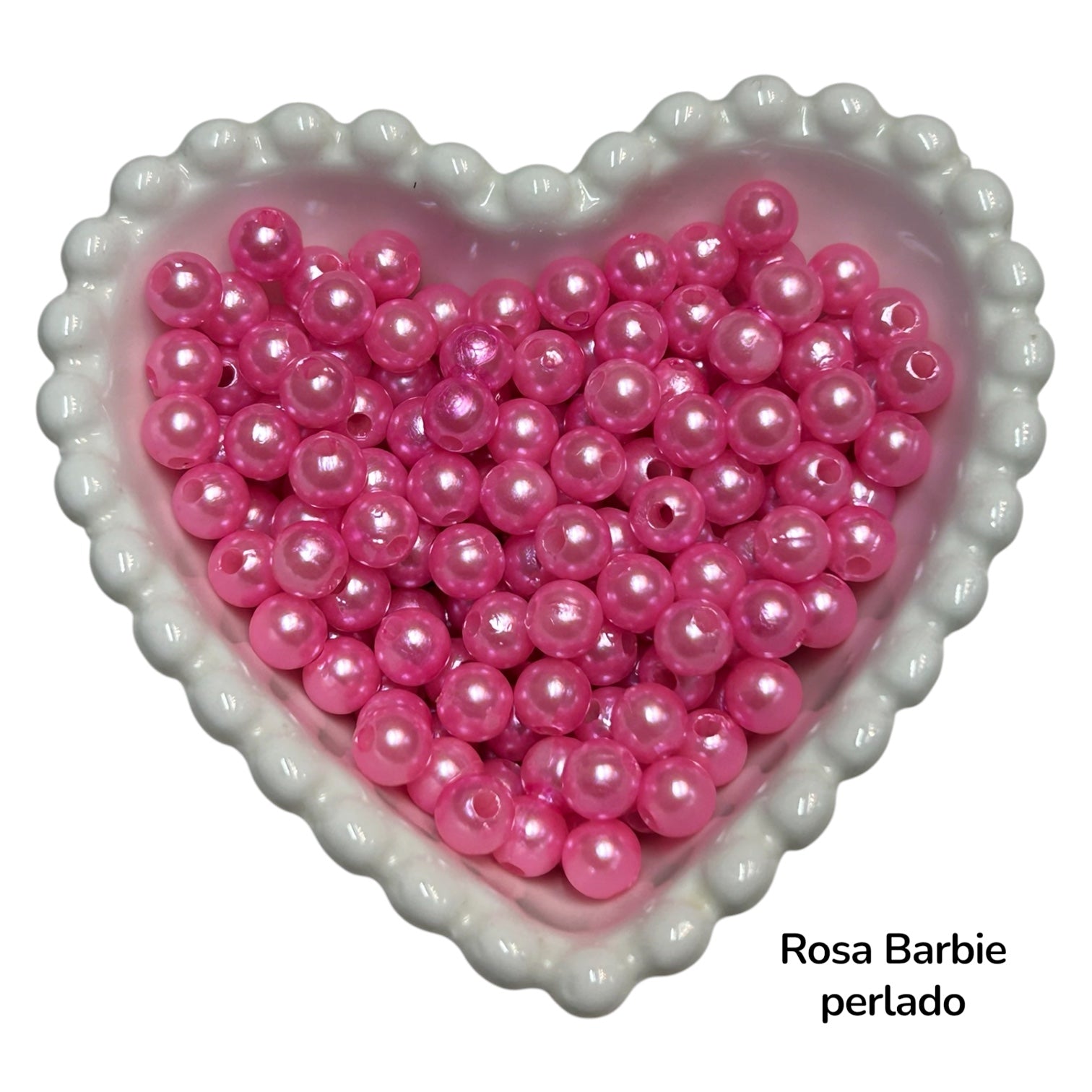 Perlas plásticas 6 mm