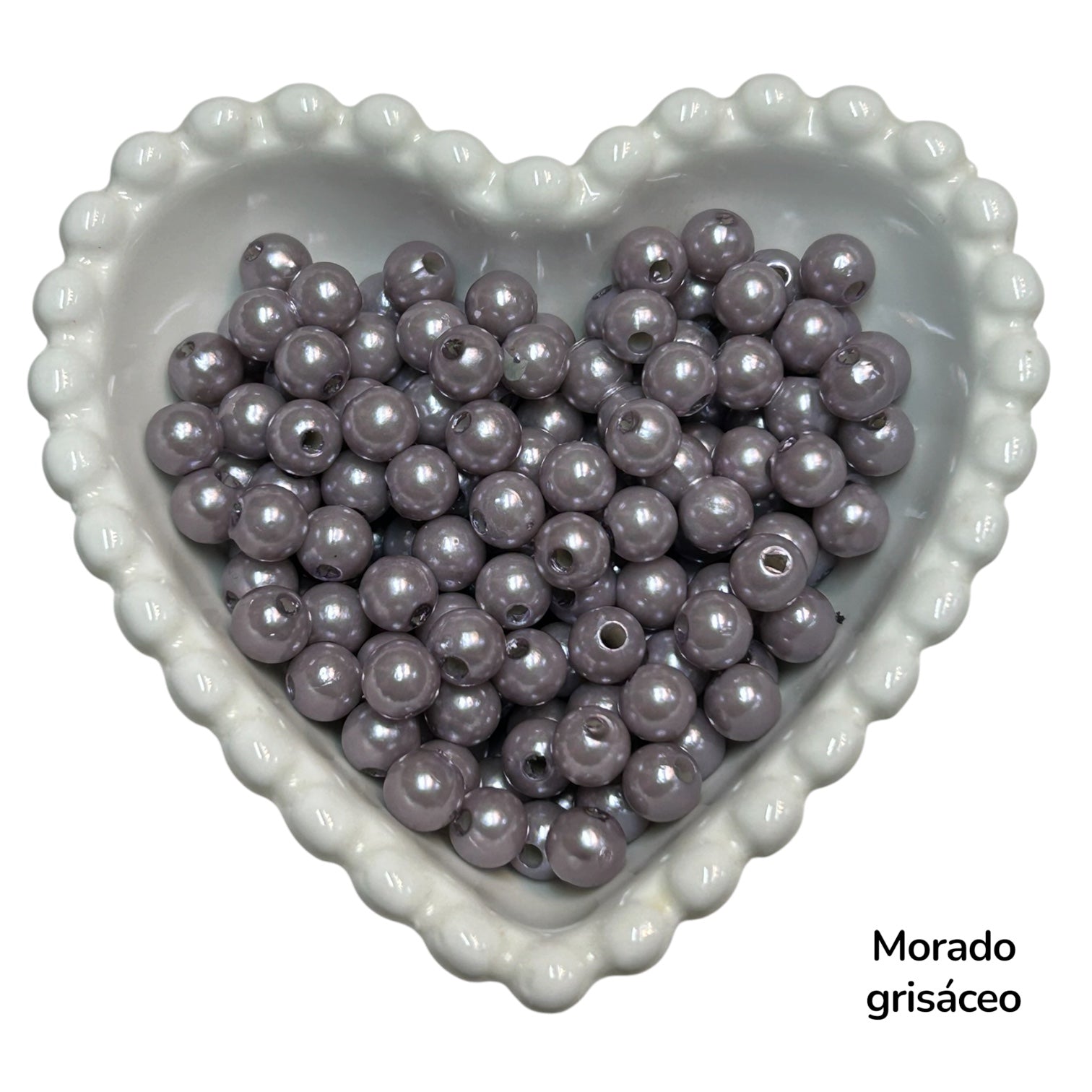 Perlas plásticas 6 mm