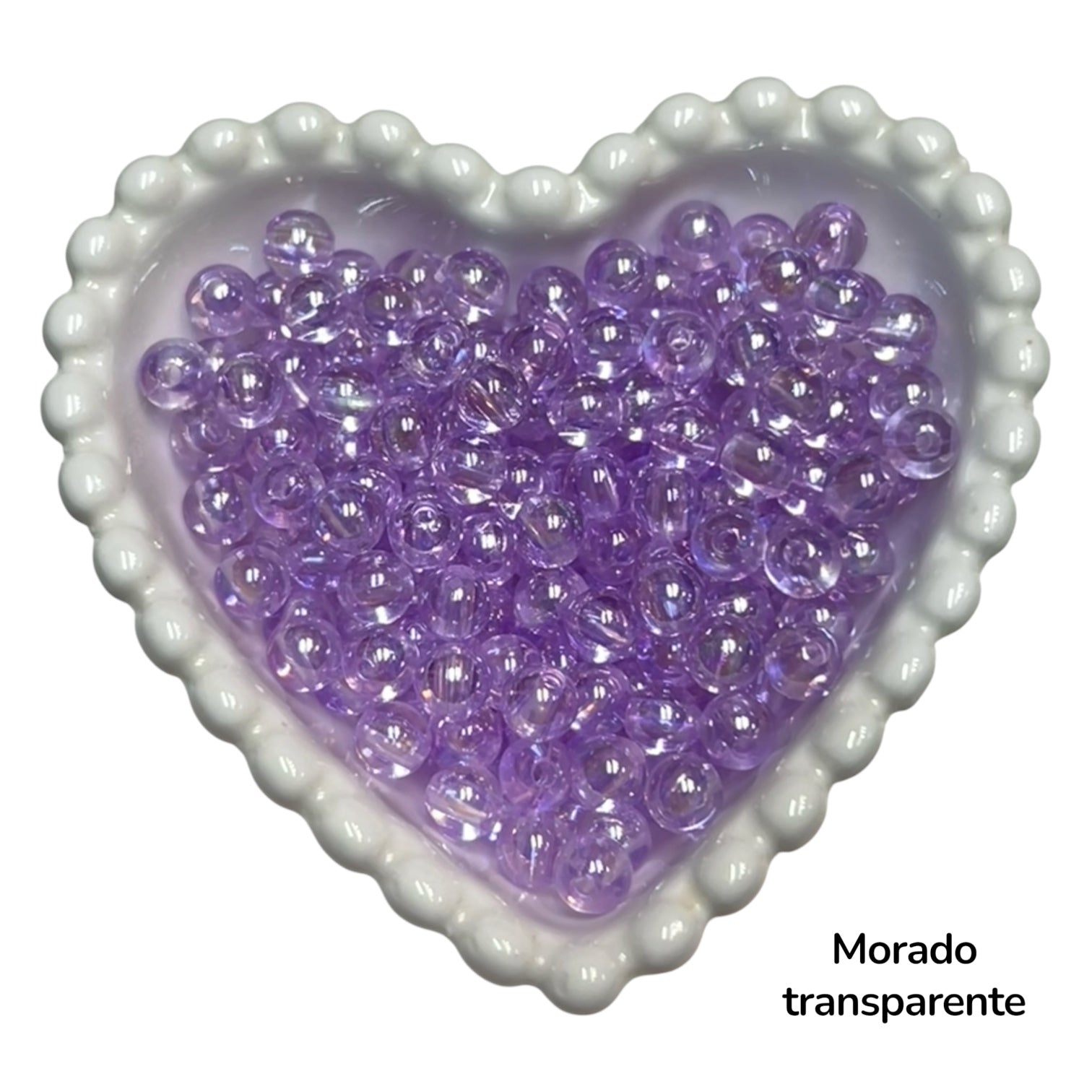 Perlas plásticas 6 mm