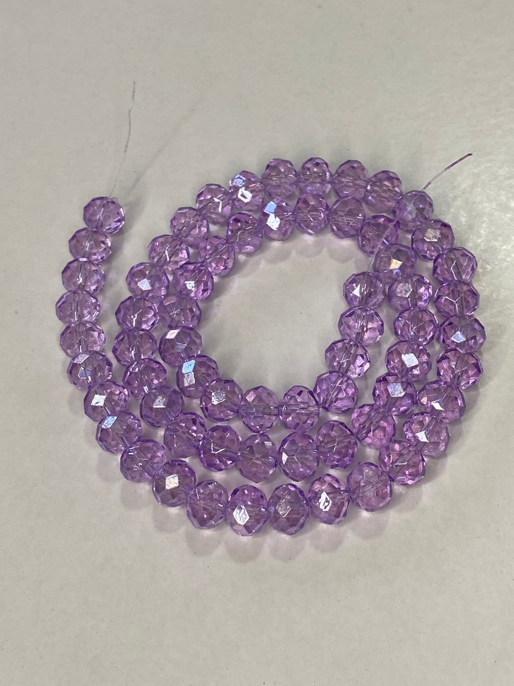 Cristal morado 8 mm