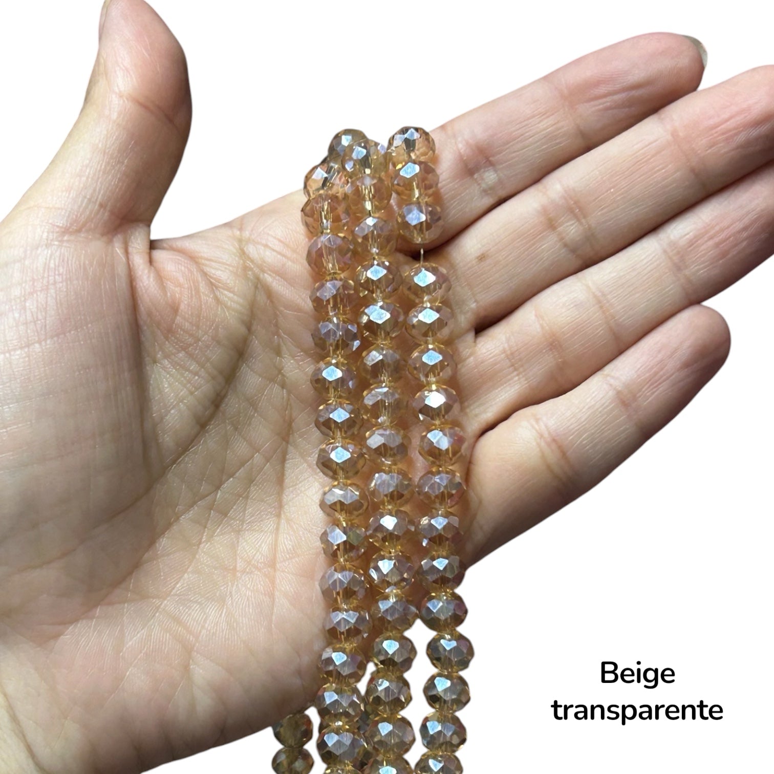 Cristal chato 8 mm