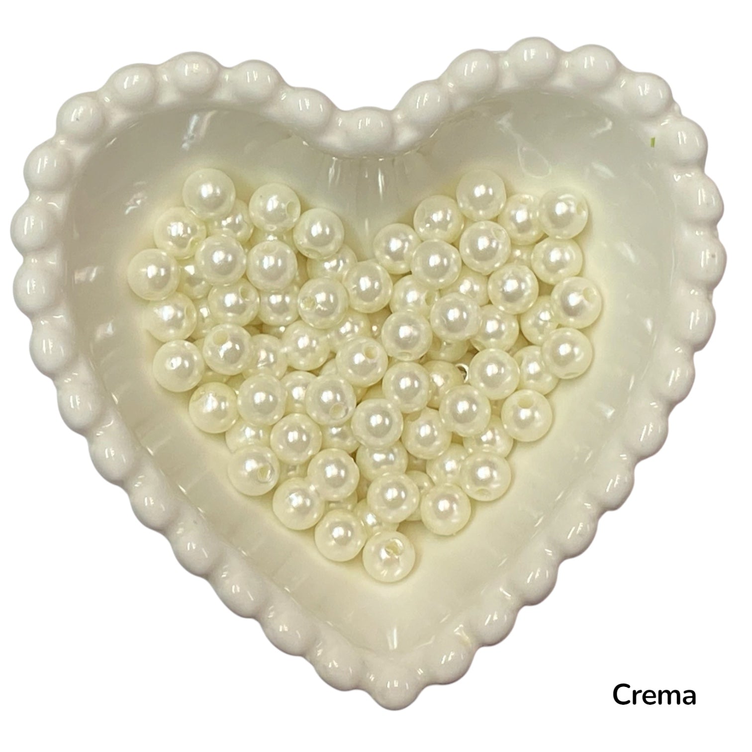 Perlas plásticas 6 mm