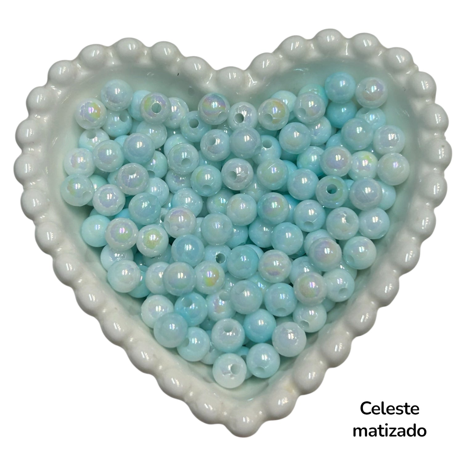 Perlas plásticas 6 mm