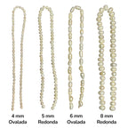 Perlas de río blancas