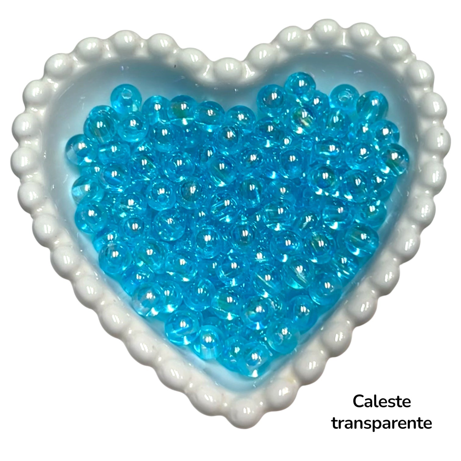 Perlas plásticas 6 mm