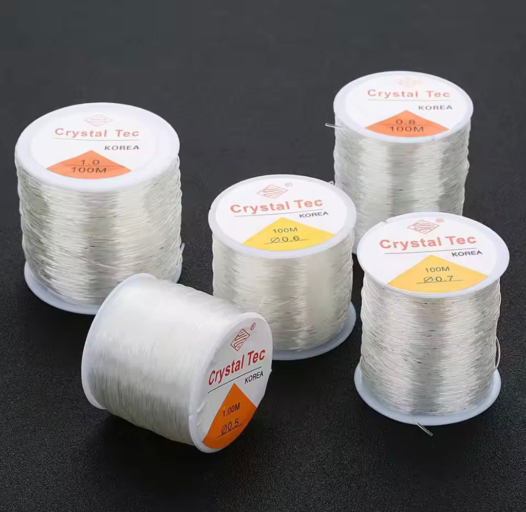 Hilo nylon elasticado 100 mtrs