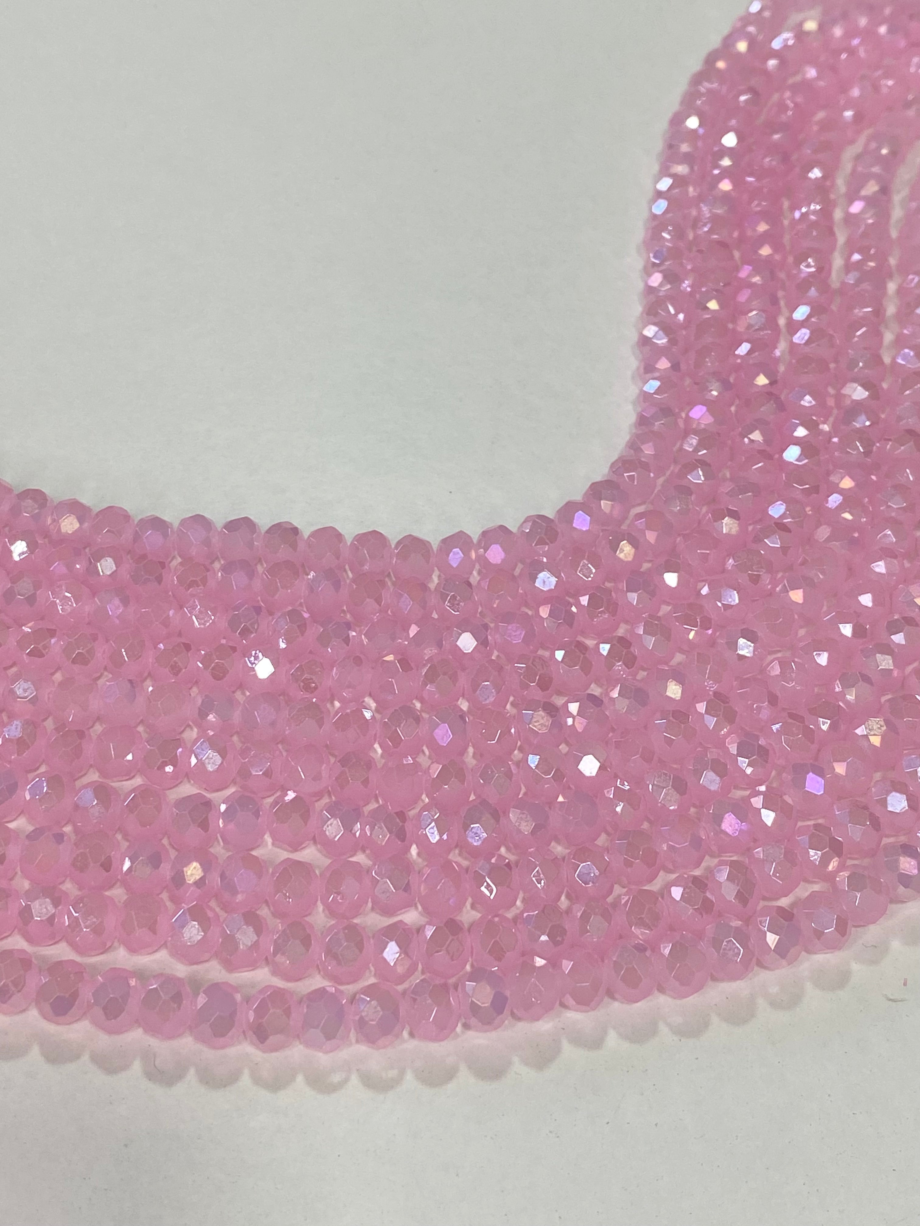 Cristal rosado 8 mm