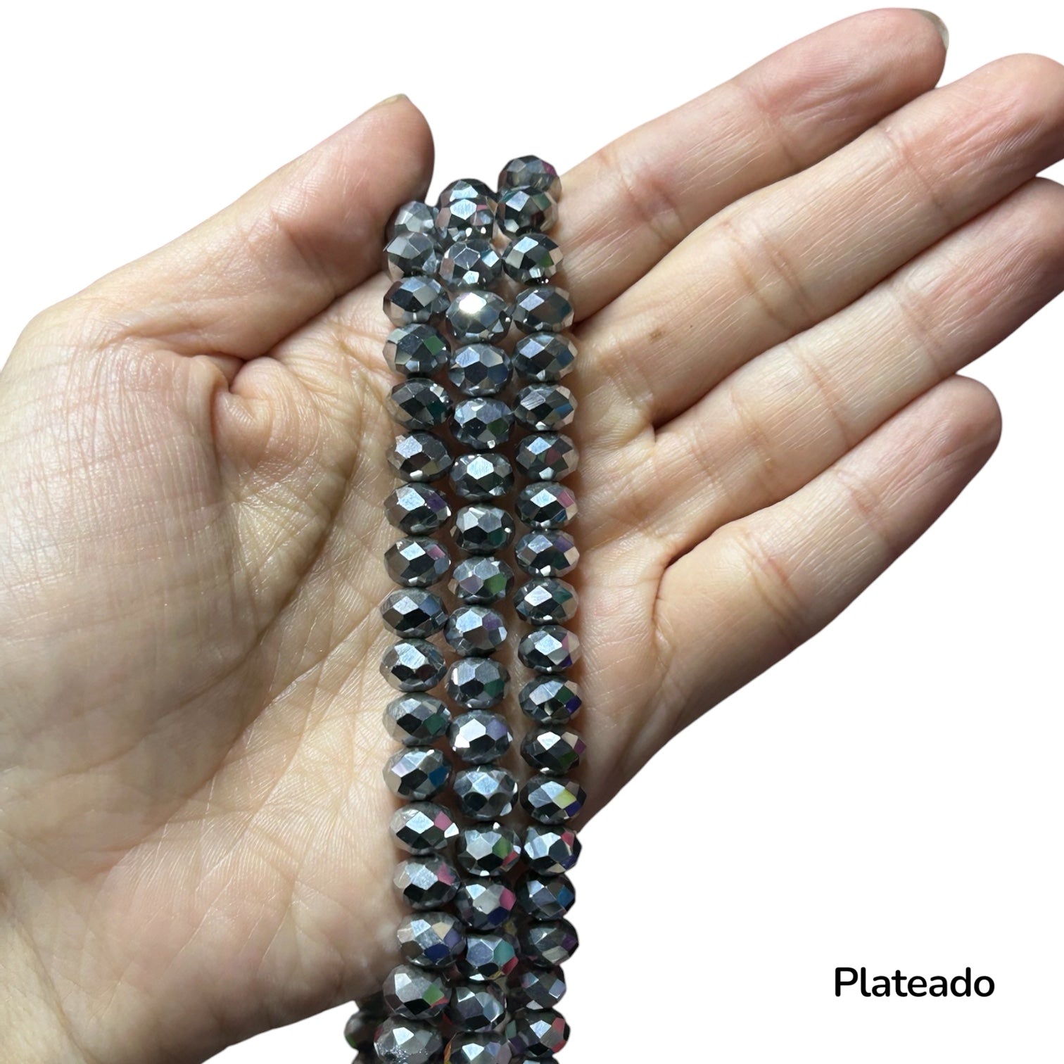 Cristal chato 8 mm
