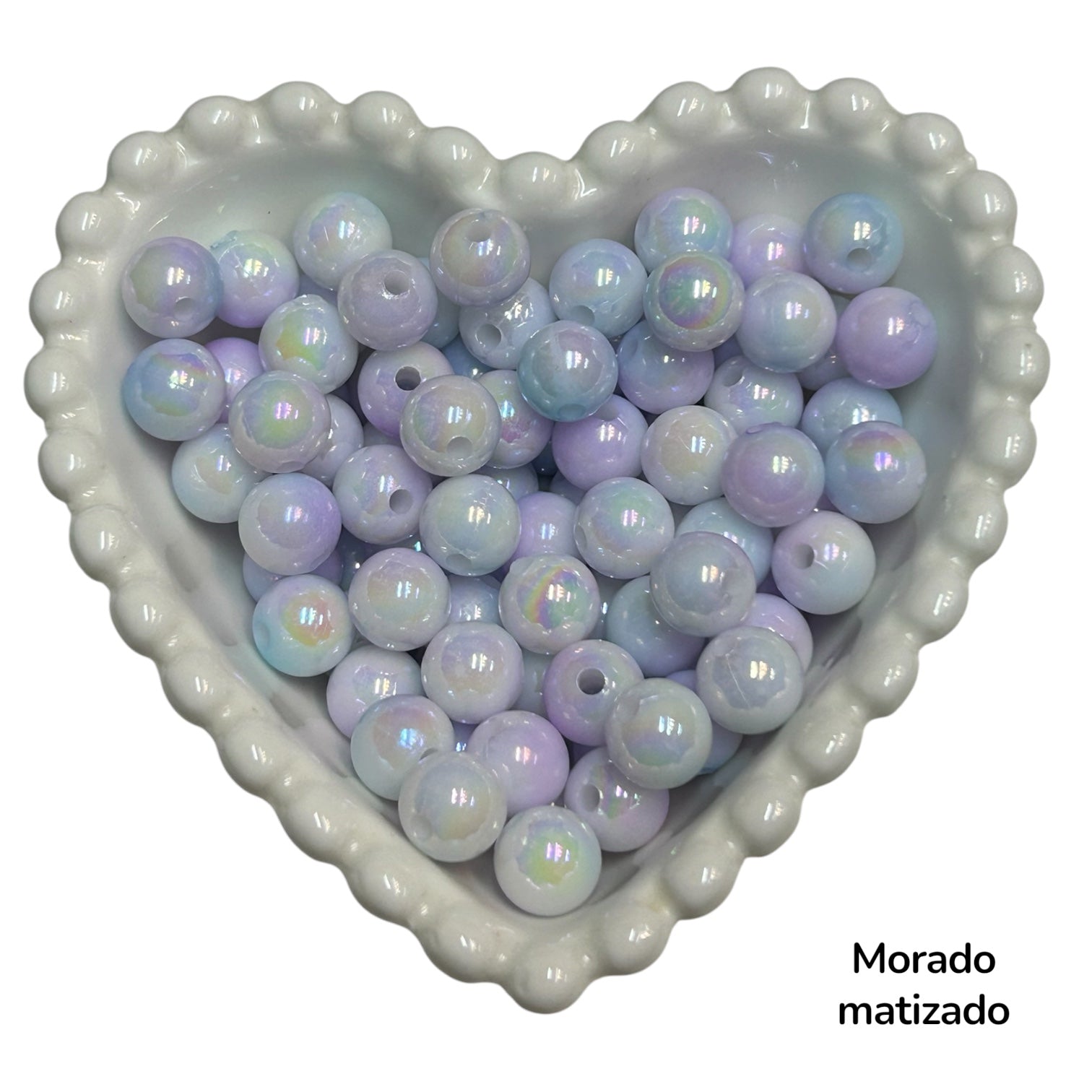 Perlas plásticas 8 mm