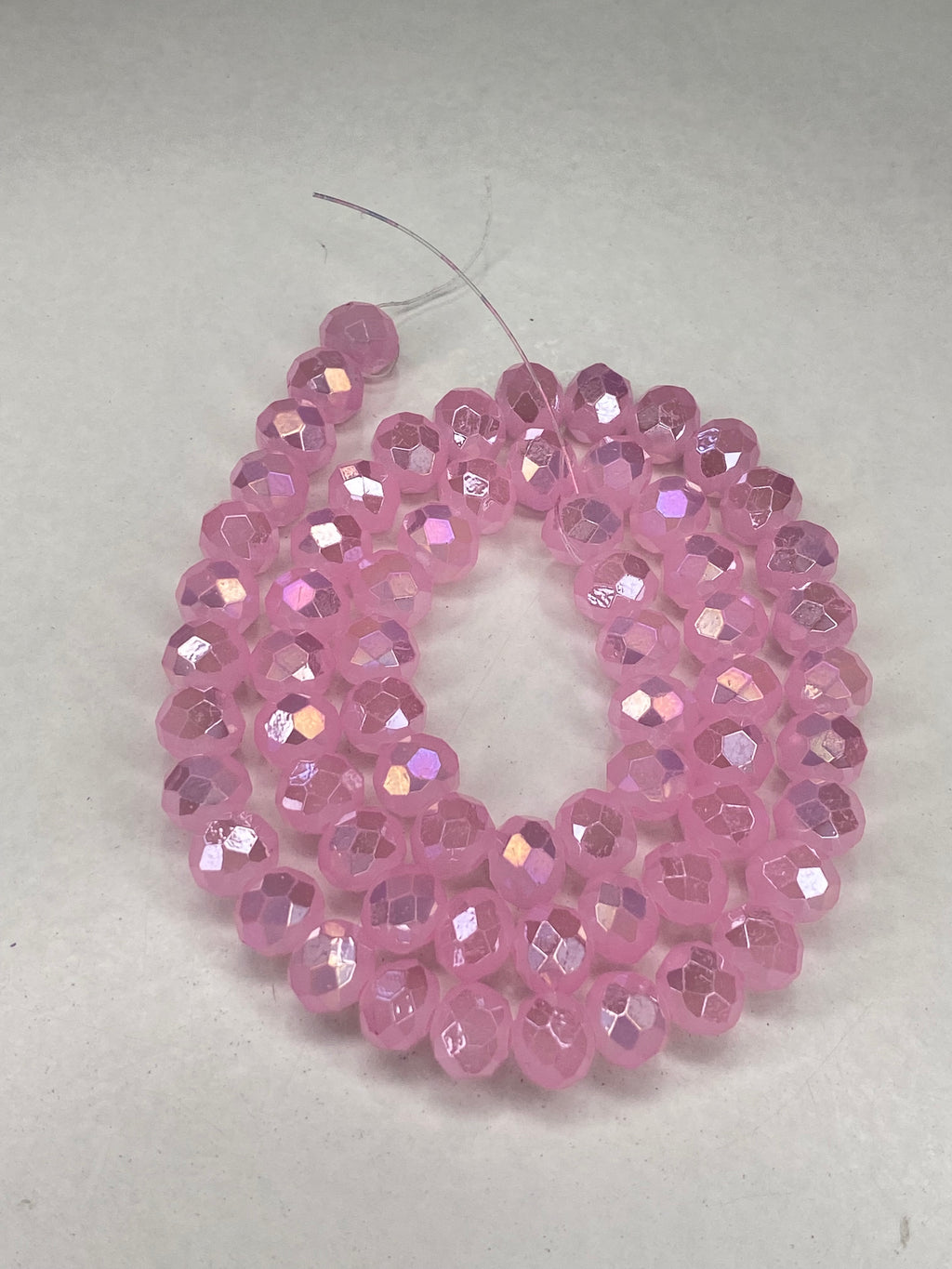Cristal rosado 8 mm